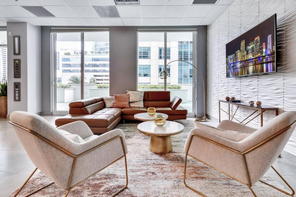 Modern 2/2 With Beautiful Ocean And Brickell Views Apartment Маями Екстериор снимка