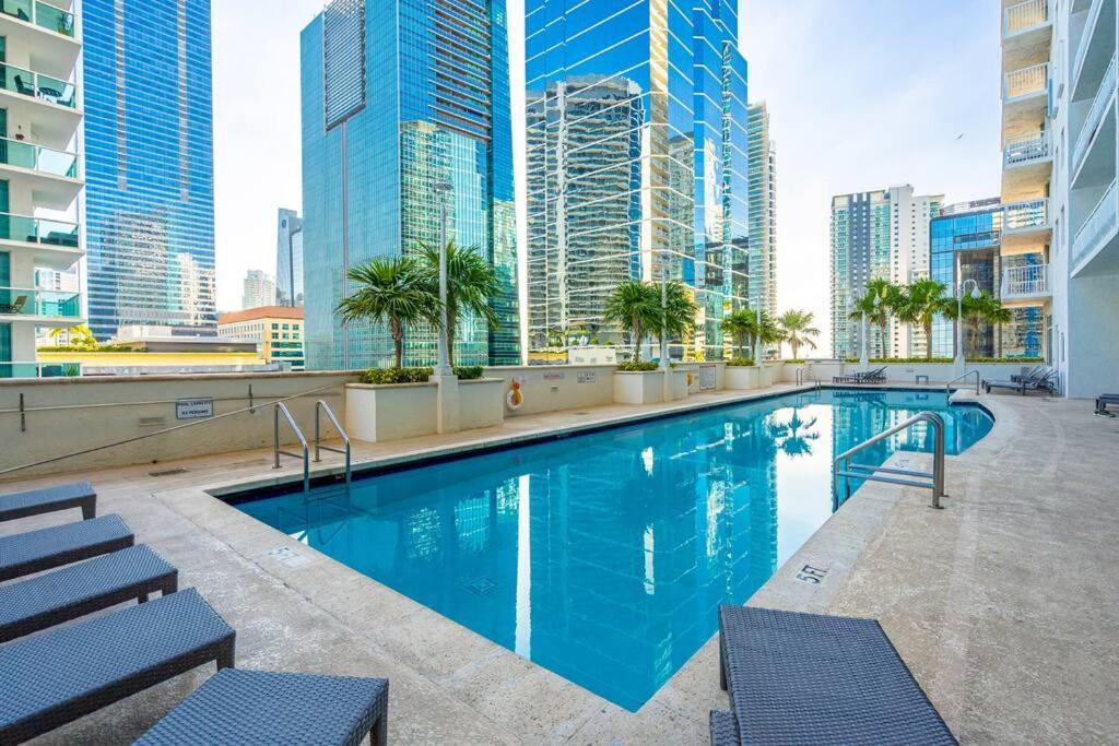 Modern 2/2 With Beautiful Ocean And Brickell Views Apartment Маями Екстериор снимка
